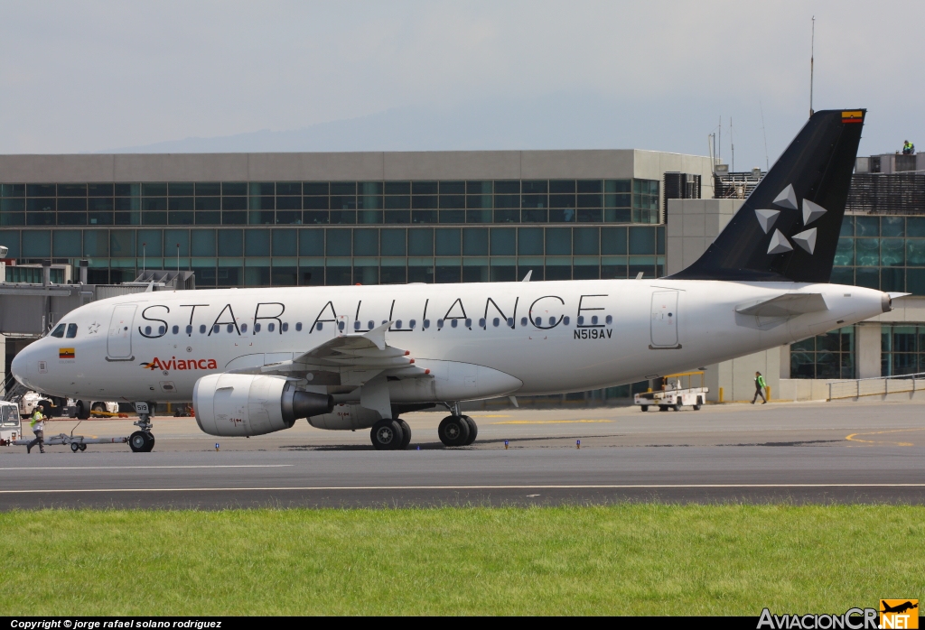 N519AV - Airbus A319-115LR - Avianca