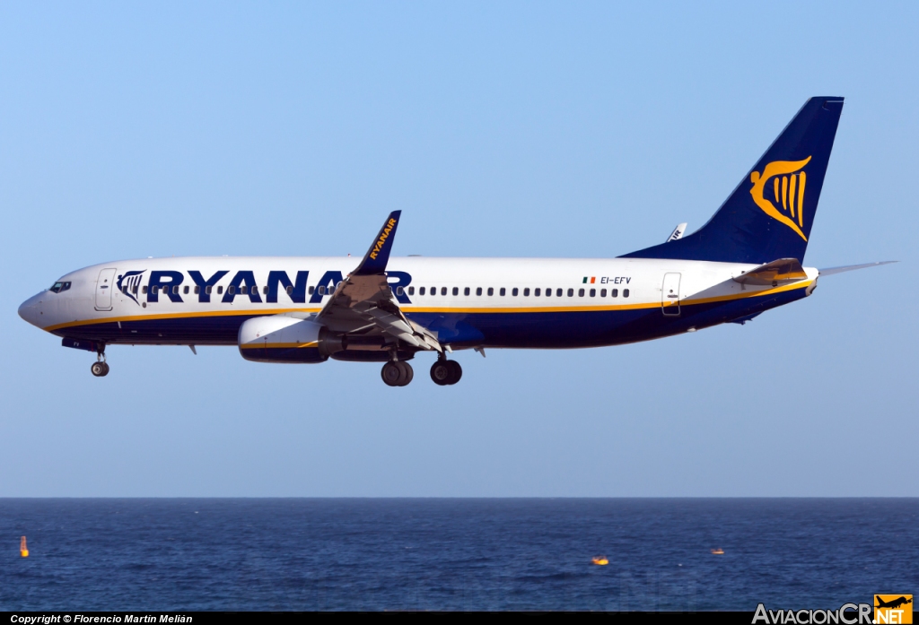 EI-EFV - Boeing 737-8AS - Ryanair