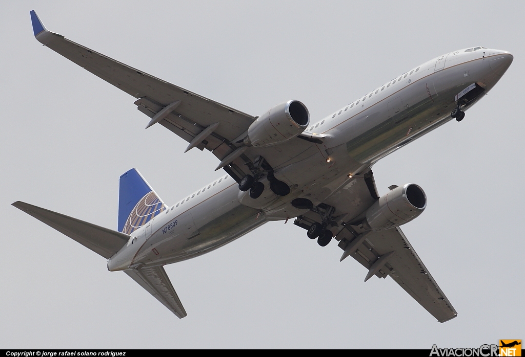 N78509 - Boeing 737-824 - Continental Airlines