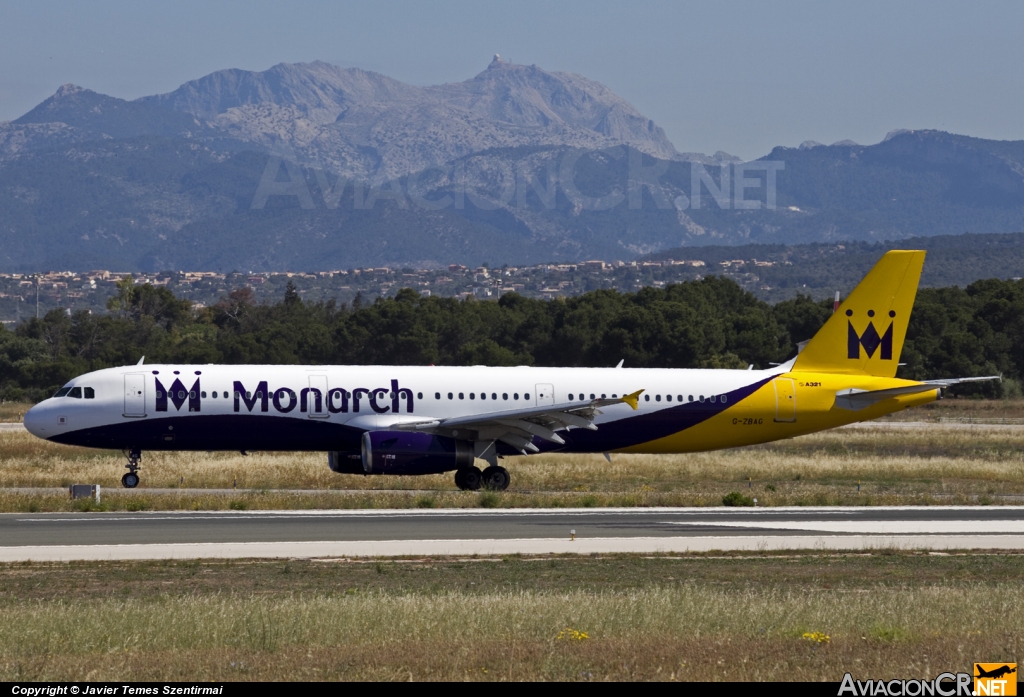 G-ZBAG - Airbus A321-231 - Monarch Airlines