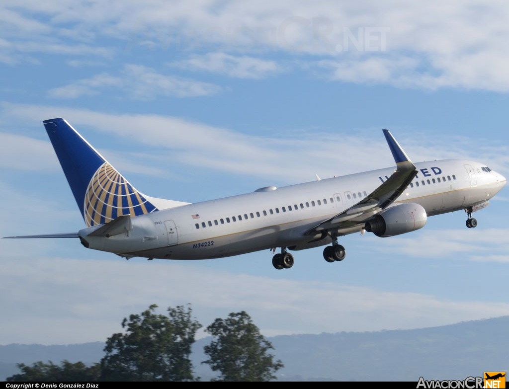 N34222 - Boeing 737-824 - Continental Airlines