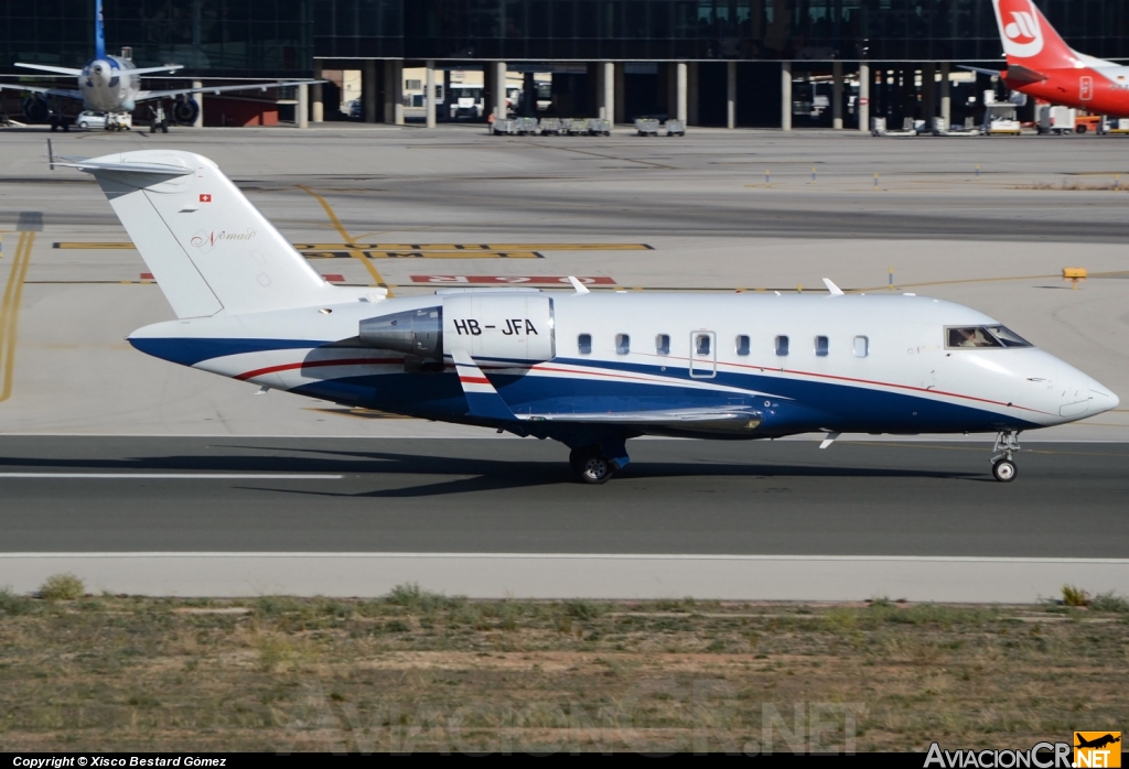 HB-JFA - Canadair CL-600-2B16 Challenger 605 - Nomad Aviation.