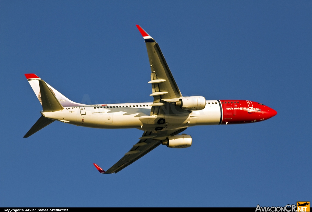 LN-DYE - Boeing 737-8JP - Norwegian Air Shuttle