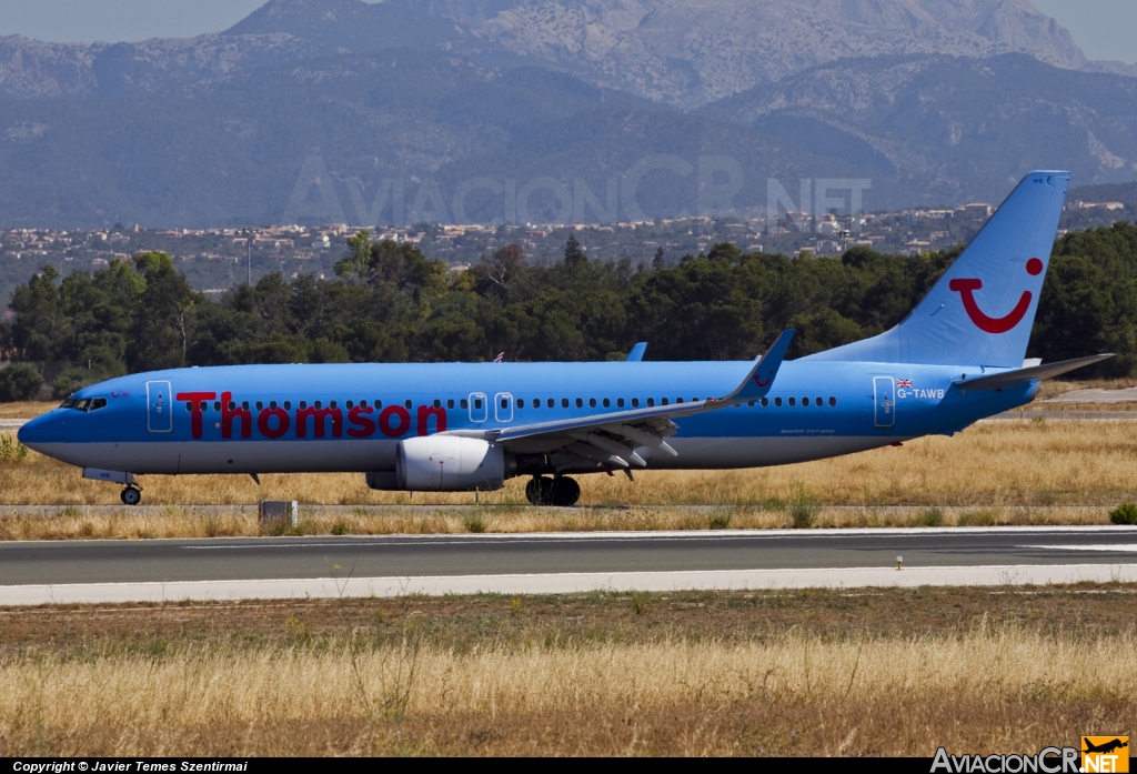 G-TAWB - Boeing 737-8K5/W - Thomson Airways