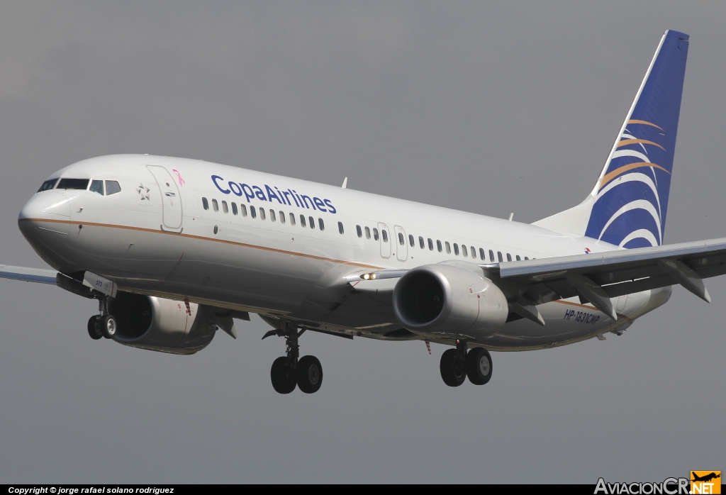 HP-1831CMP - Boeing 737-8V3 - Copa Airlines