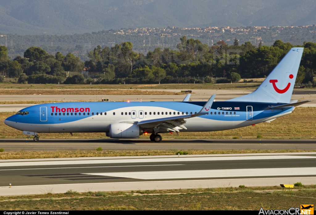G-TAWO - Boeing 737-8K5 - Thomson Airways