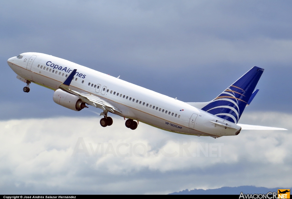 HP-1831CMP - Boeing 737-8V3 - Copa Airlines