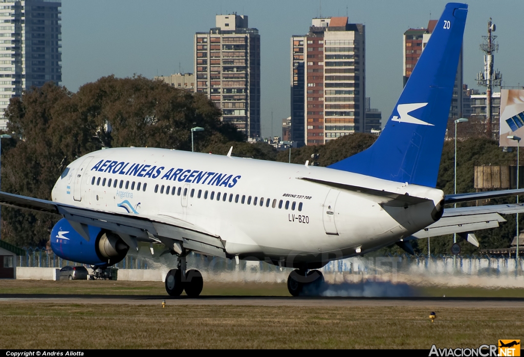 LV-BZO - Boeing 737-76N - Aerolineas Argentinas