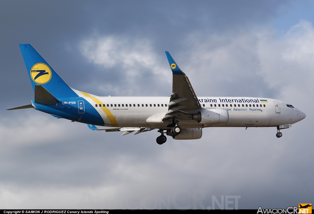 UR-PSB - Boeing 737-8HX - Ukraine International