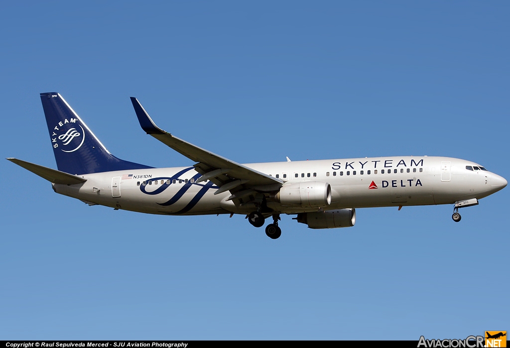 N381DN - Boeing 737-832 - Delta Air Lines