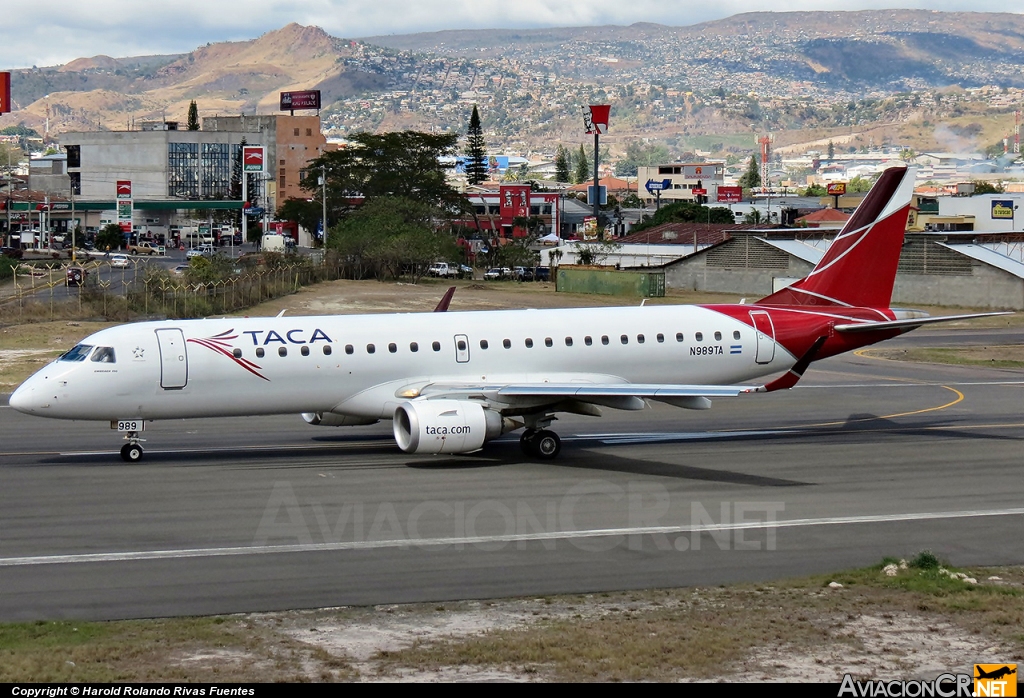 N989TA - Embraer 190-100IGW - TACA