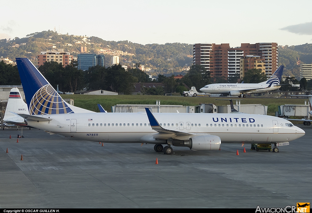 N78511 - Boeing 737-824 - United Airlines