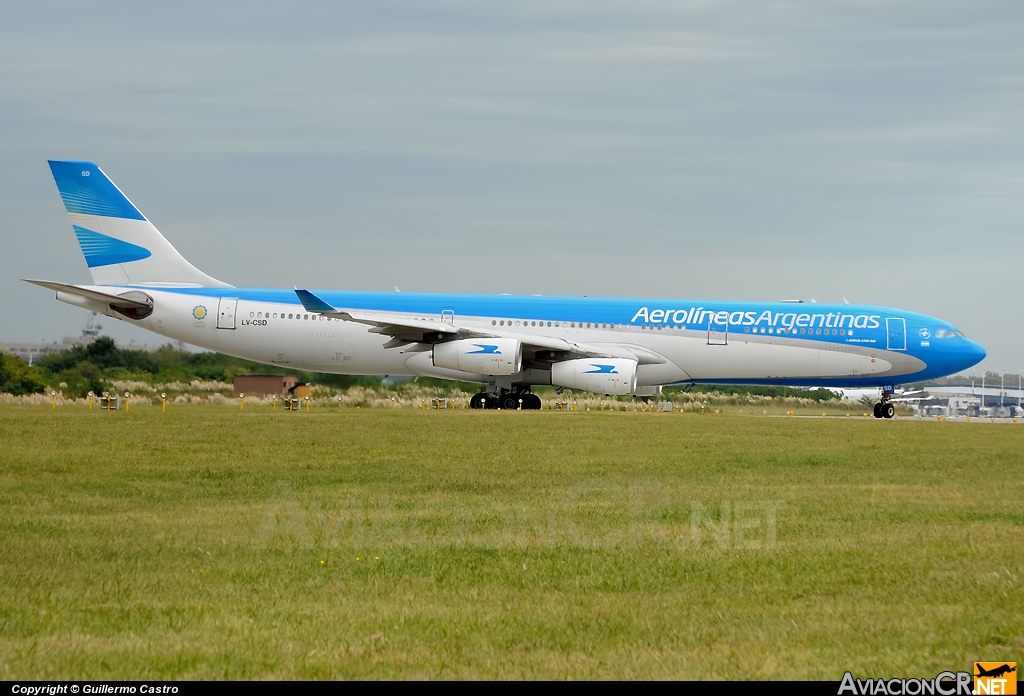 LV-CSD - Airbus A340-313X - Aerolineas Argentinas