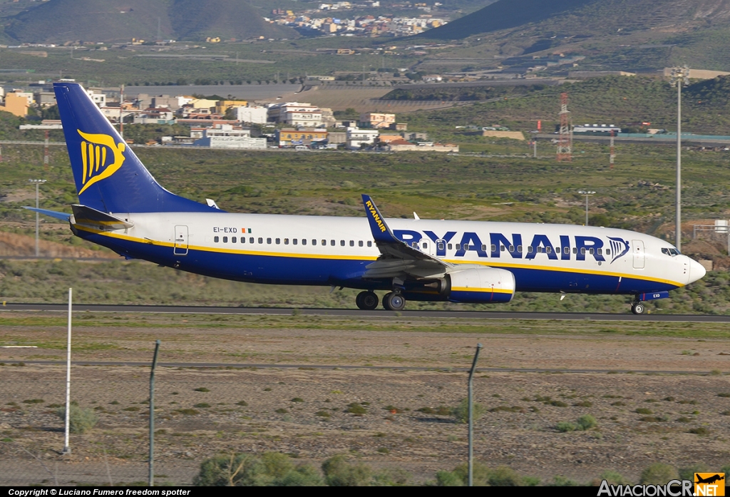 EI-EXD - Boeing 737-8AS - Ryanair