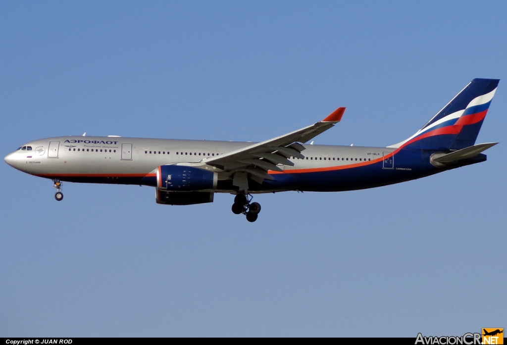 VP-BLX - Airbus A330-243 - Aeroflot  - Russian Airlines