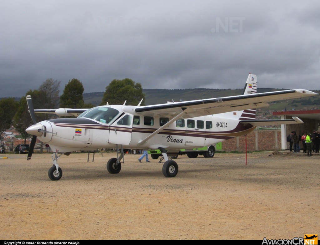 HK-3734 - Cessna 208B Grand Caravan - Privado ( Viana Colombia )