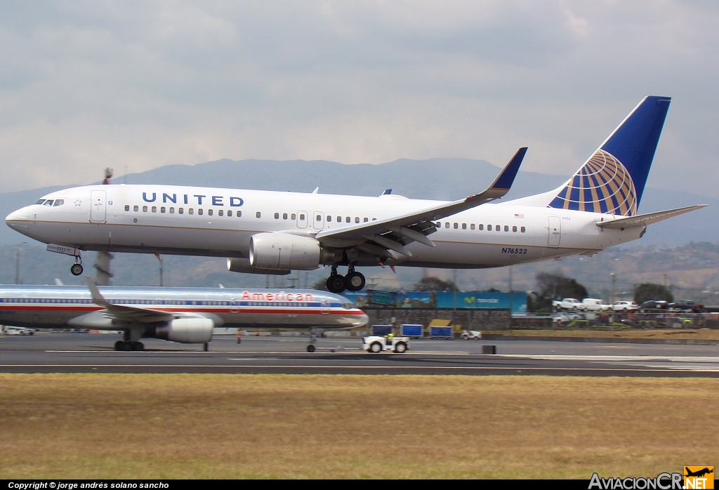 N76522 - Boeing 737-824 - United Airlines
