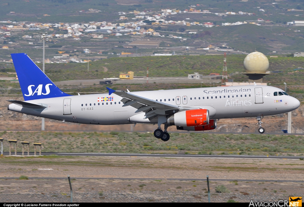 OY-KAS - Airbus A320-232 - Scandinavian Airlines