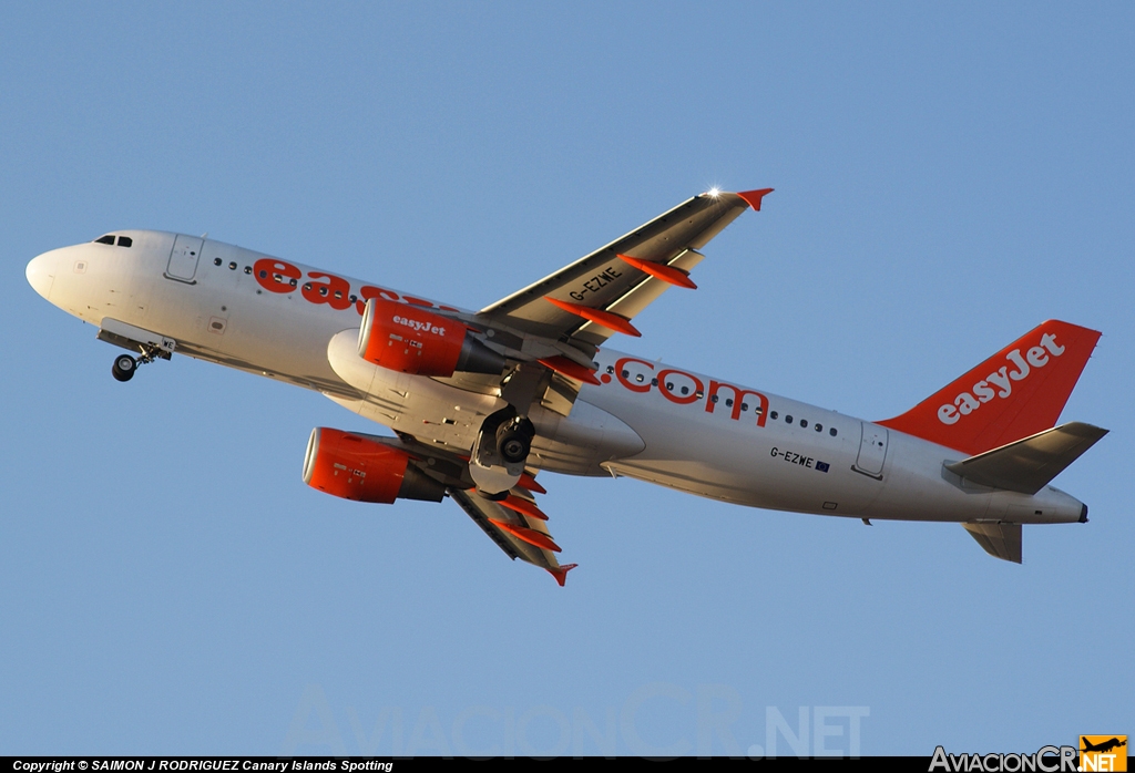 G-EZWE - Airbus A320-214 - EasyJet