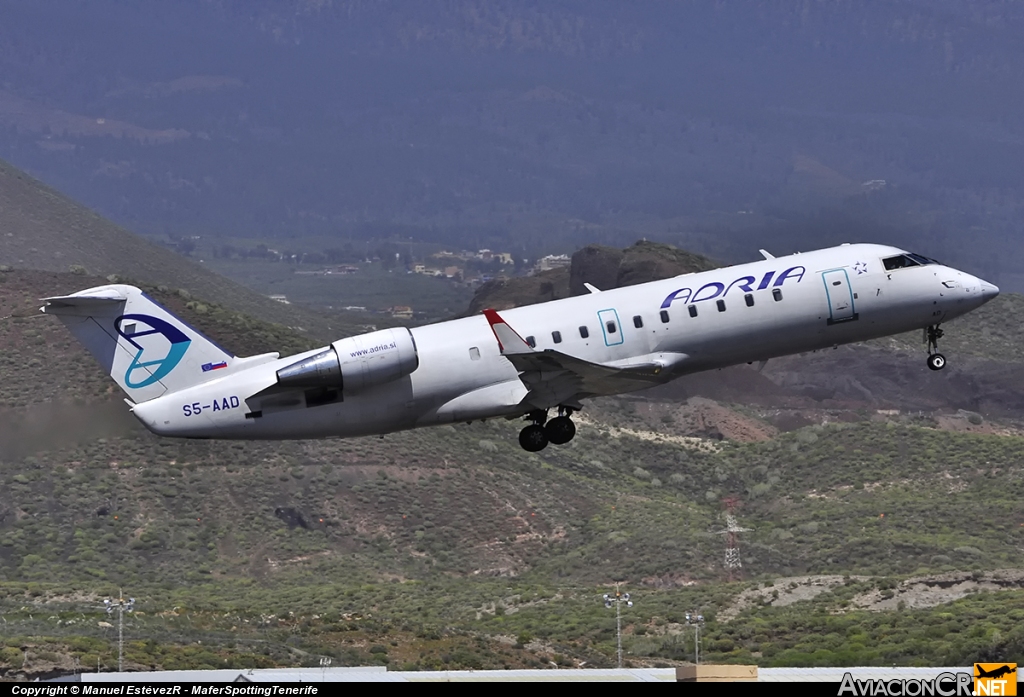 S5-AAD - Canadair CL-600-2B19 Regional Jet CRJ-200 - Adria Airways