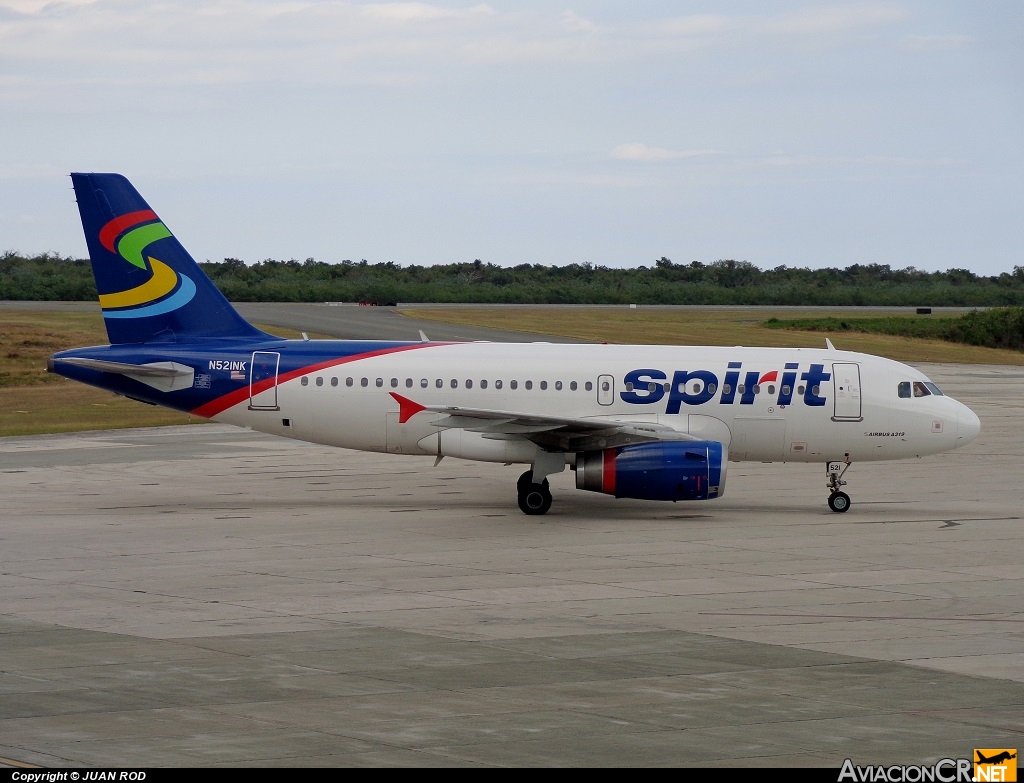 N521NK - Airbus A319-132 - Spirit Airlines