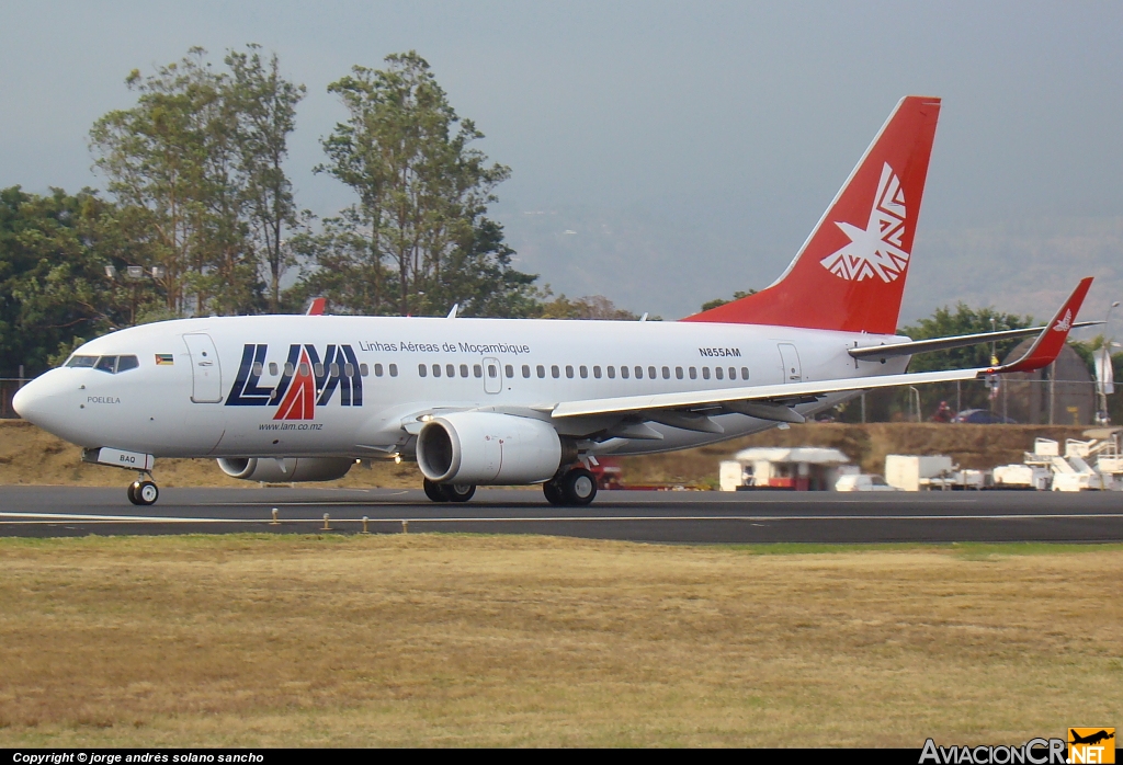 N855AM - Boeing 737-752 - LAM Linhas Aéreas de Mocambique