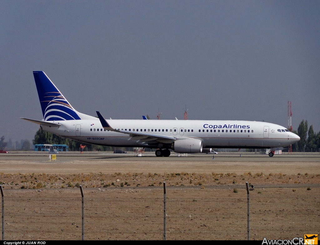 HP-1832CMP - Boeing 737-8V3 - Copa Airlines