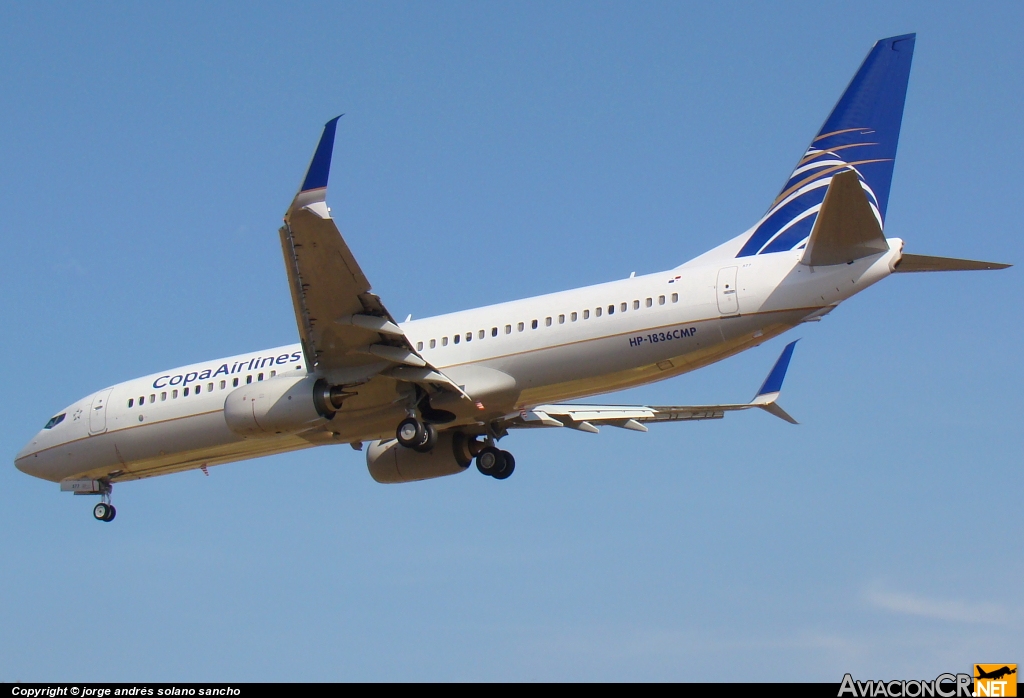 HP-1836CMP - Boeing 737-8V3 - Copa Airlines