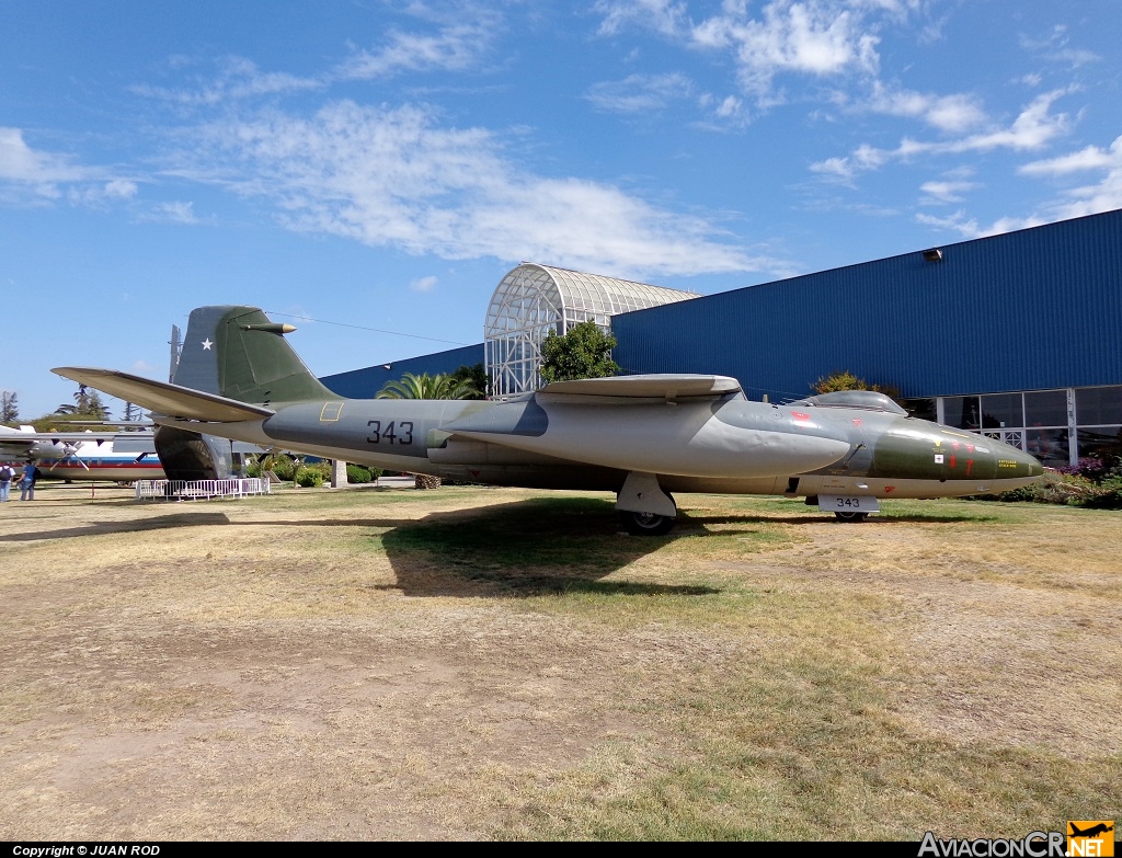 343 - English Electric Canberra PR.9 - Fuerza Aerea de Chile