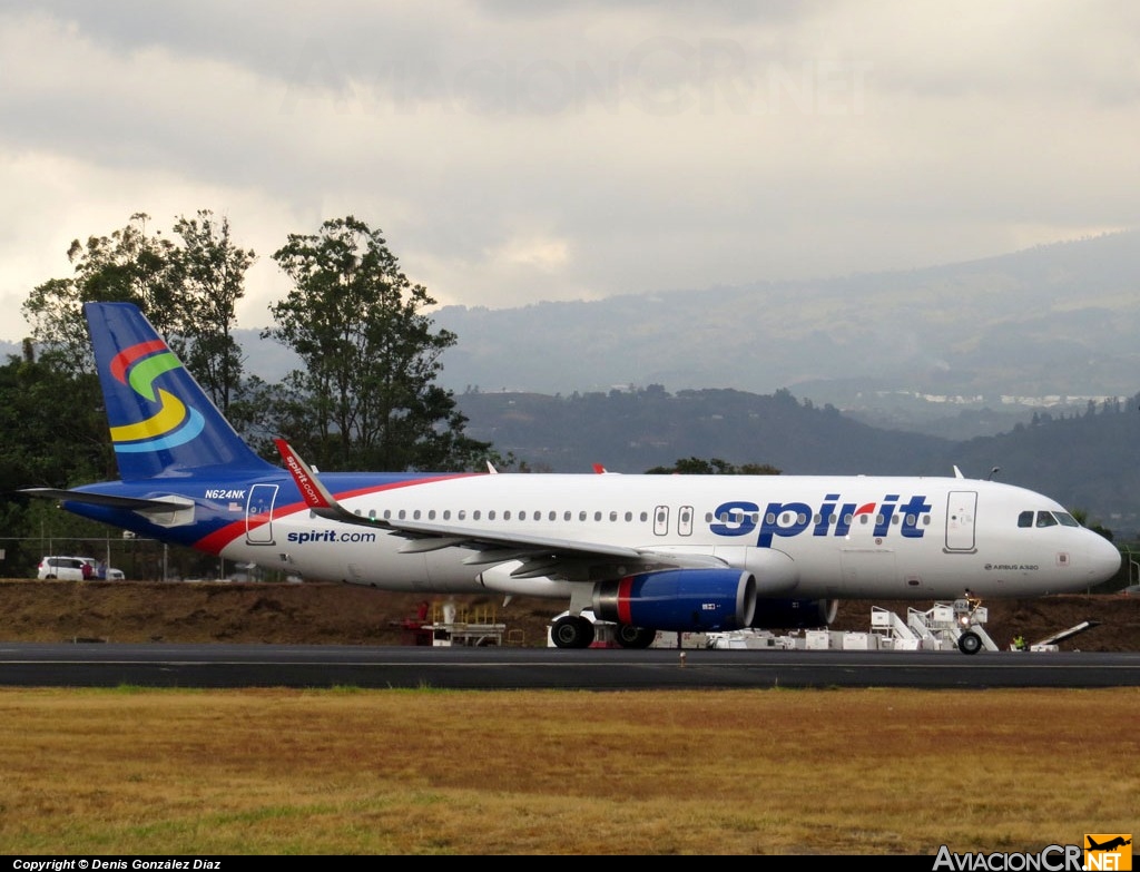 N624NK - Airbus A320-232 - Spirit Airlines