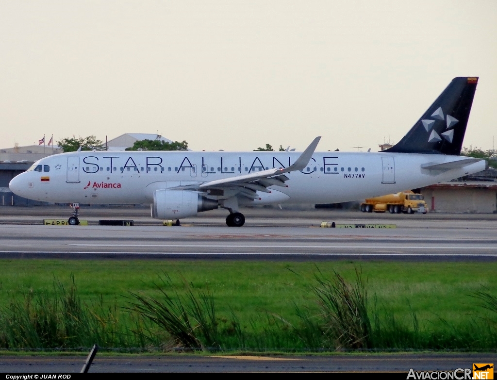 N477AV - Airbus A320-214 - Avianca