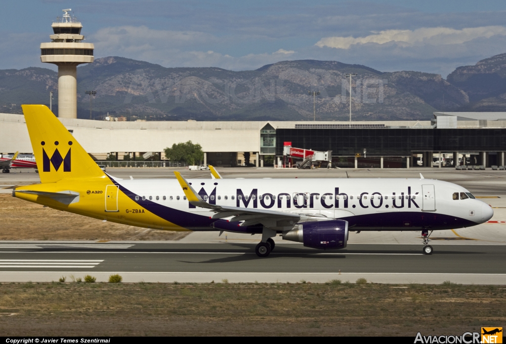 G-ZBAA - Airbus A320-214/W - Monarch Airlines