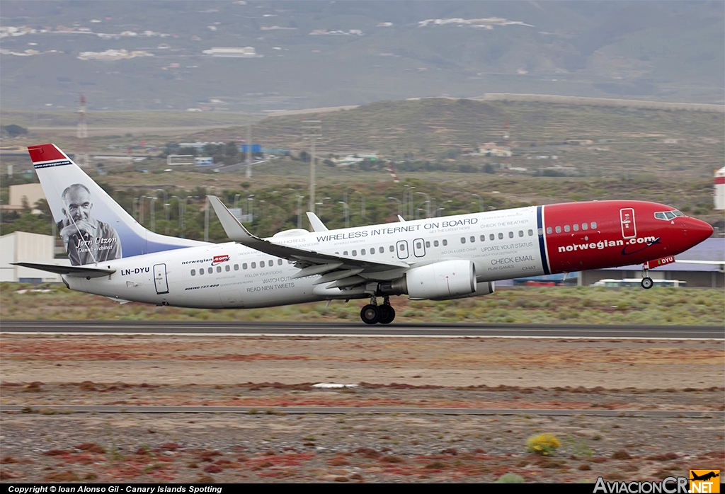 LN-DYU - Boeing 737-8JP - Norwegian Air Shuttle