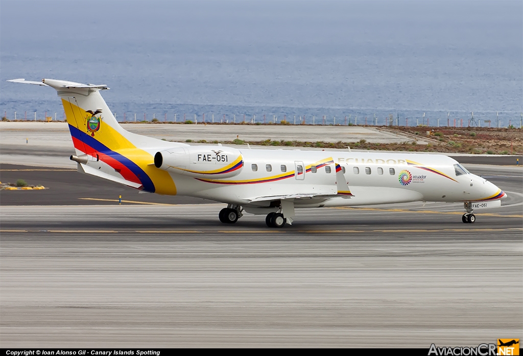 FAE-051 - Embraer ERJ-135BJ Legacy - Fuerza Aerea Ecuatoriana