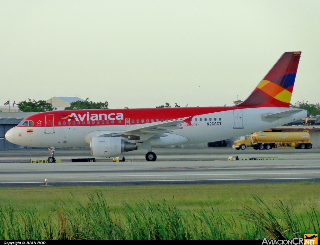 N266CT - Airbus A319-112 - Avianca