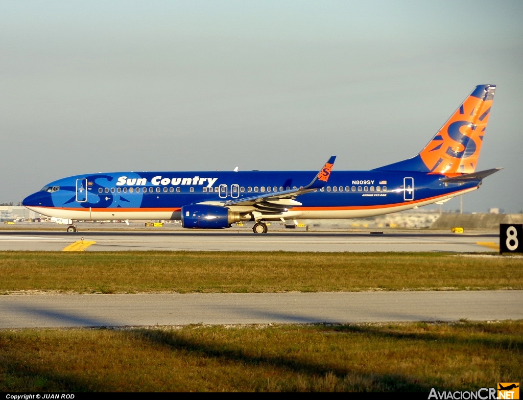 N809SY - Boeing 737-8Q8 - Sun Country Airlines