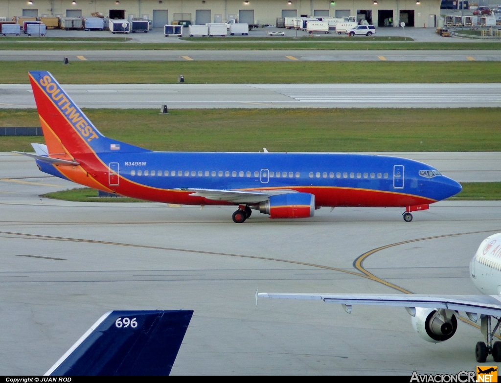N349SW - Boeing 737-3H4 - Southwest Airlines