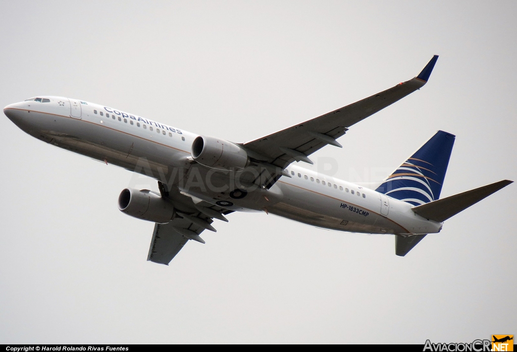 HP-1833CMP - Boeing 737-8V3 - Copa Airlines