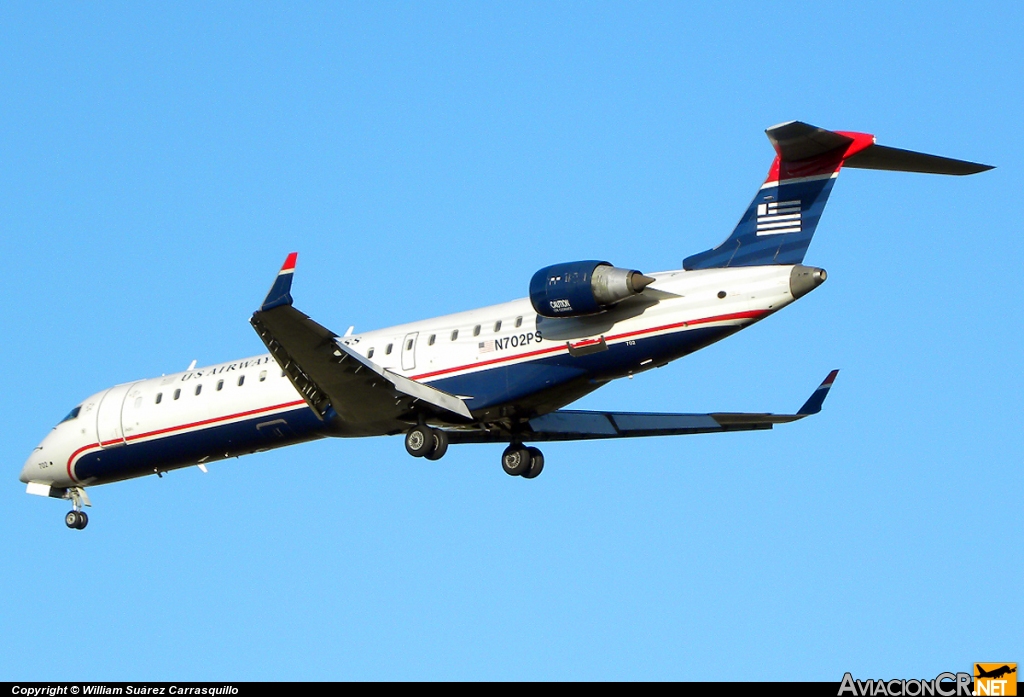 N702PS - Canadair CL-600-2C10 Regional Jet CRJ-701ER - US Airways Express (PSA Airlines)