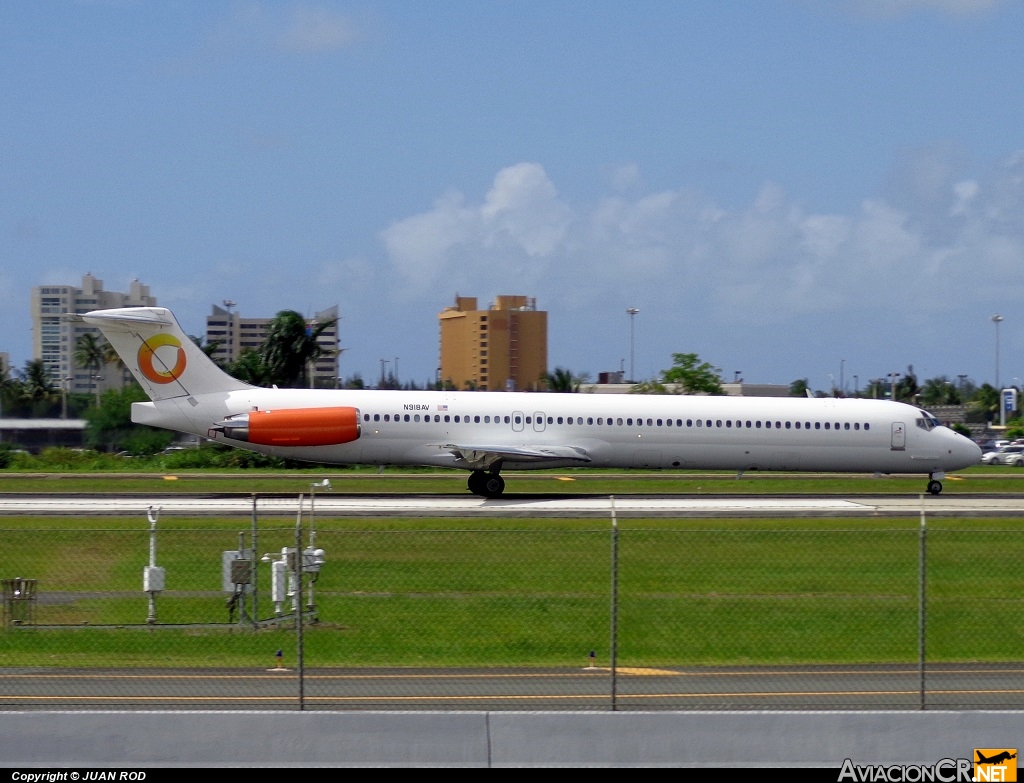 N918AV - McDonnell Douglas MD-82 (DC-9-82) - Orange Air 