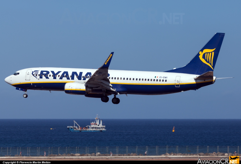 EI-DWI - Boeing	737-8AS/W - Ryanair