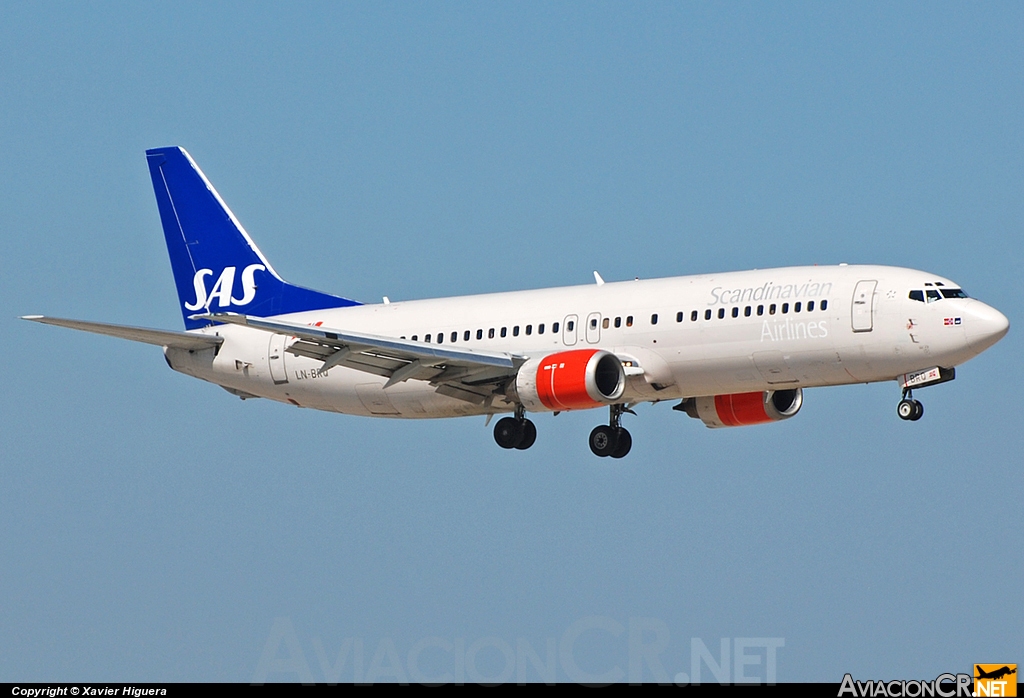 LN-BRQ - Boeing 737-405 - Scandinavian Airlines