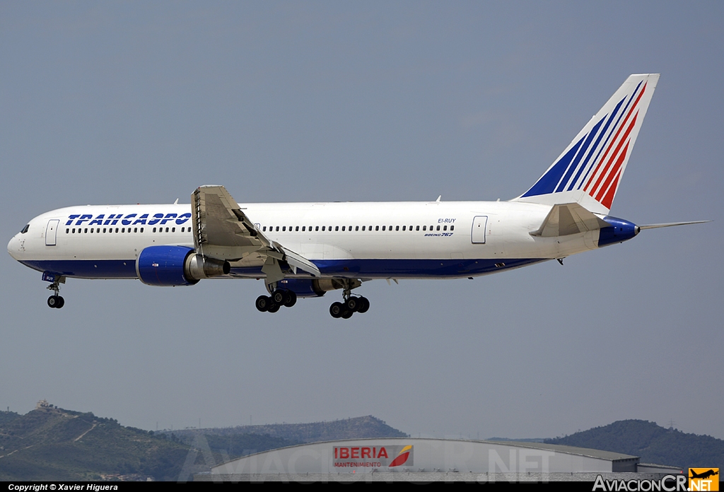 EI-RUY - Boeing 767-3Q8/ER - Transaero Airlines