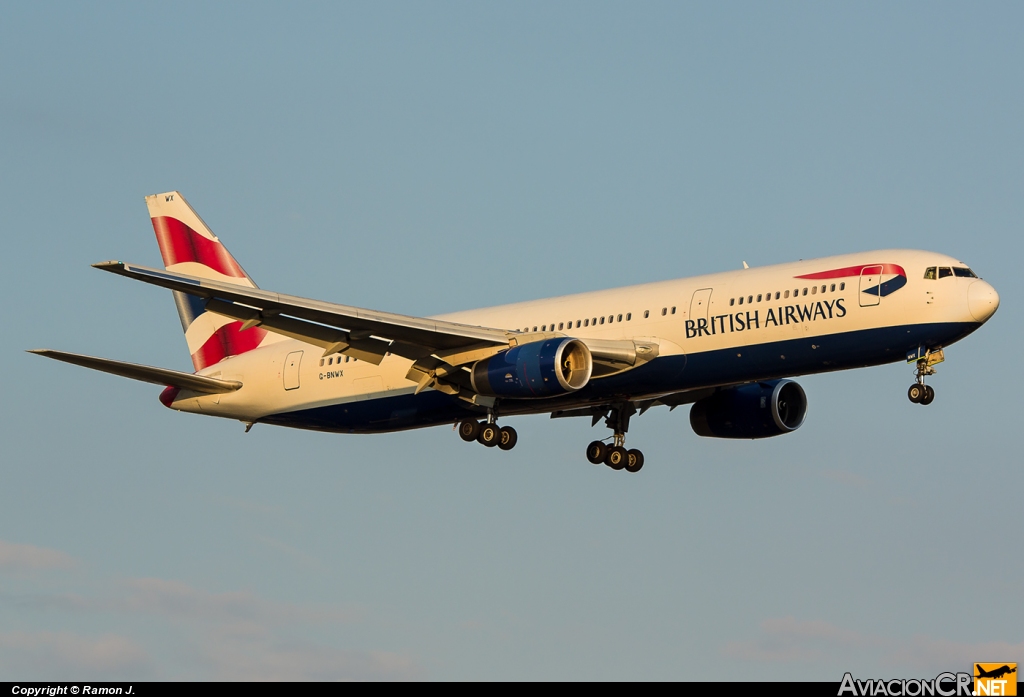 G-BNWX - Boeing 767-336/ER - British Airways