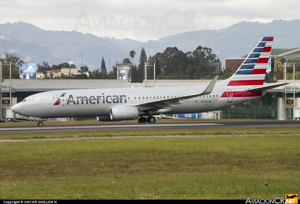 N992AN - Boeing 737-823 - American Airlines