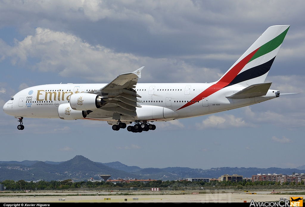 A6-EEC - Airbus A380-861 - Emirates