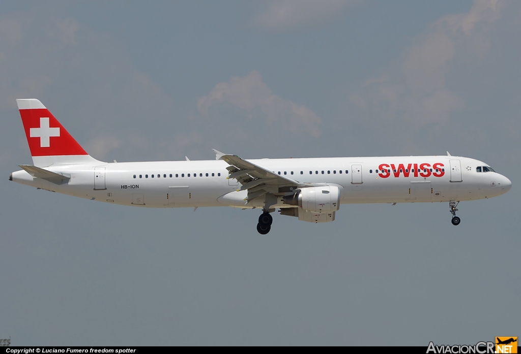 HB-ION - Airbus A321-212 - SWISS