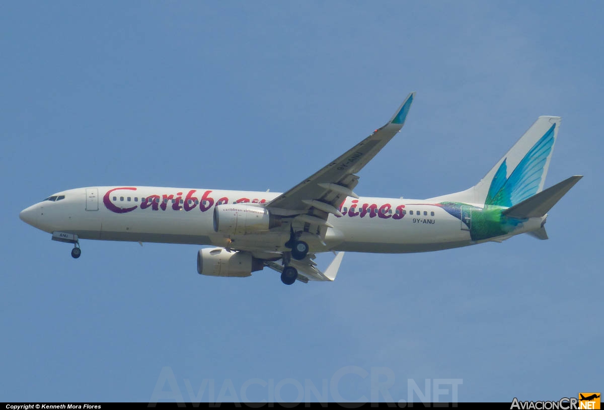 9Y-ANU - Boeing 737-8Q8 - Caribbean Airlines