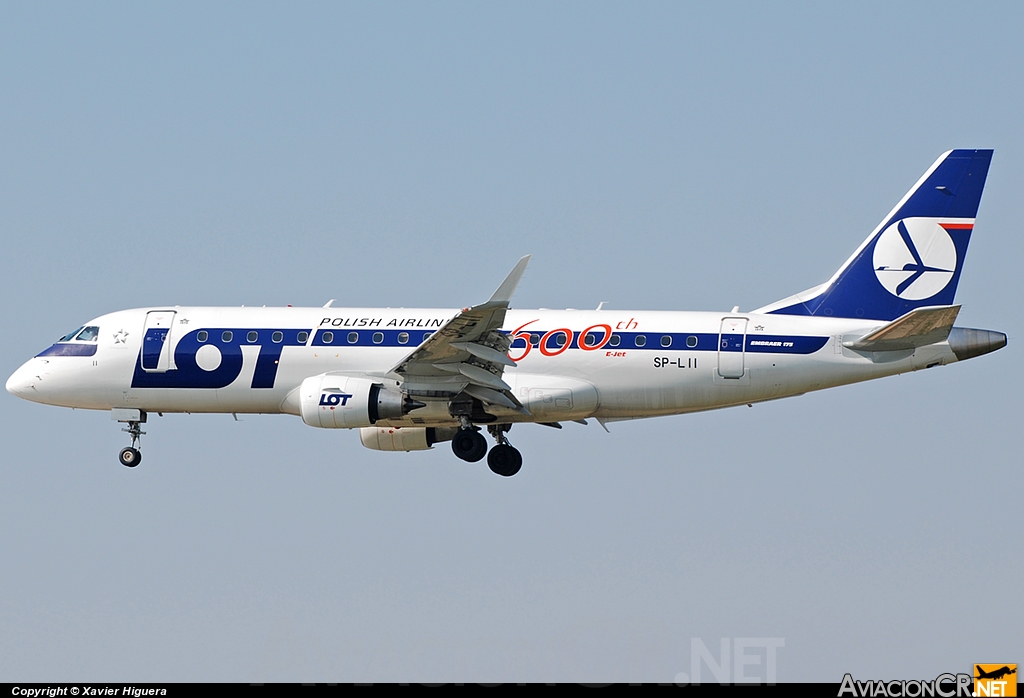 SP-LII - Embraer 170-200LR - LOT Polish Airlines