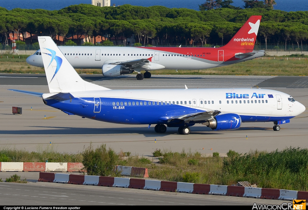 YR-BAR - Boeing 737-4Q8 - Blue Air